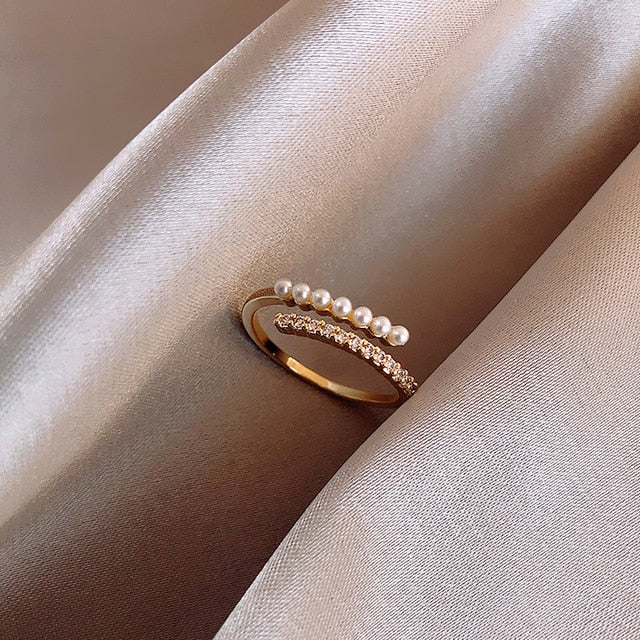 Baroque Pearl Index Finger Accessories Ring For Women