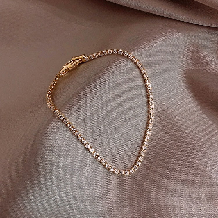 Luxury Zircon Single Layer Women's Bracelet