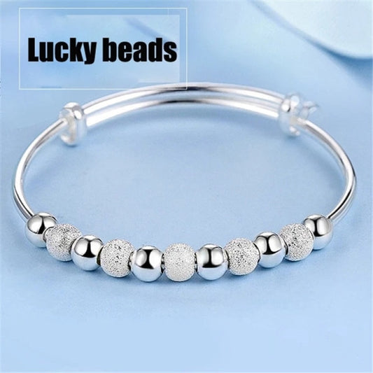 Silver 925 bracelets Charm Friendship For Women Elegant Adjustable