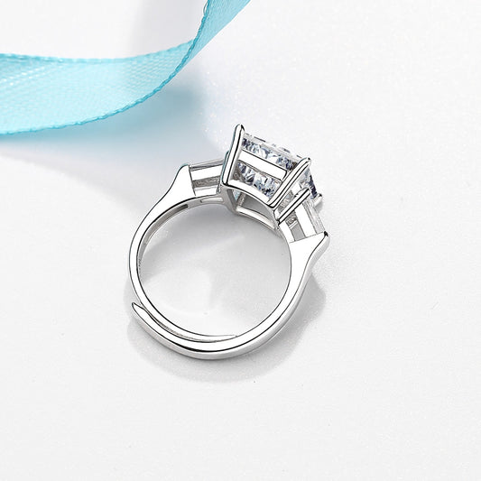 Silver 925 Crystal Zircon Adjustable New Elegant Fashion Jewelry For Women